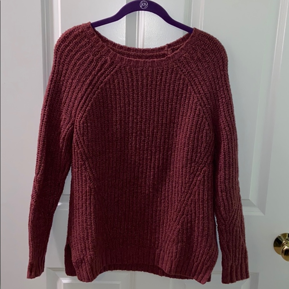 Dusty rose knitted sweater